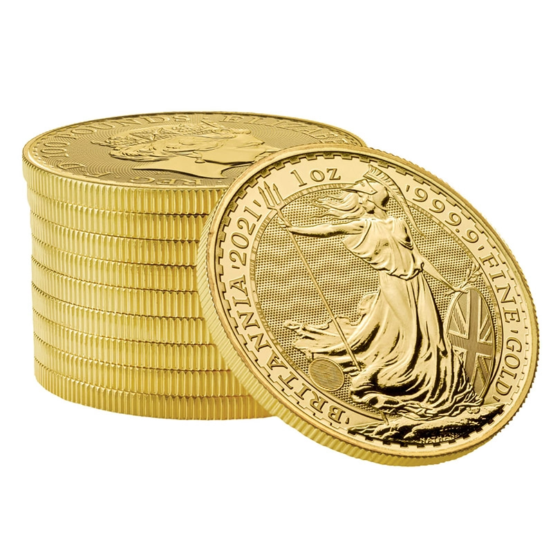 1 uncja Britannia złota moneta - obrazek 4