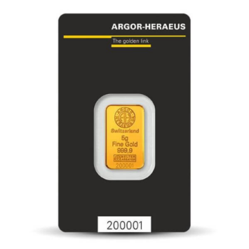 2g Argor Heraeus złota sztabka