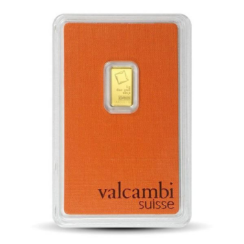 1g Valcambi Suisse złota sztabka