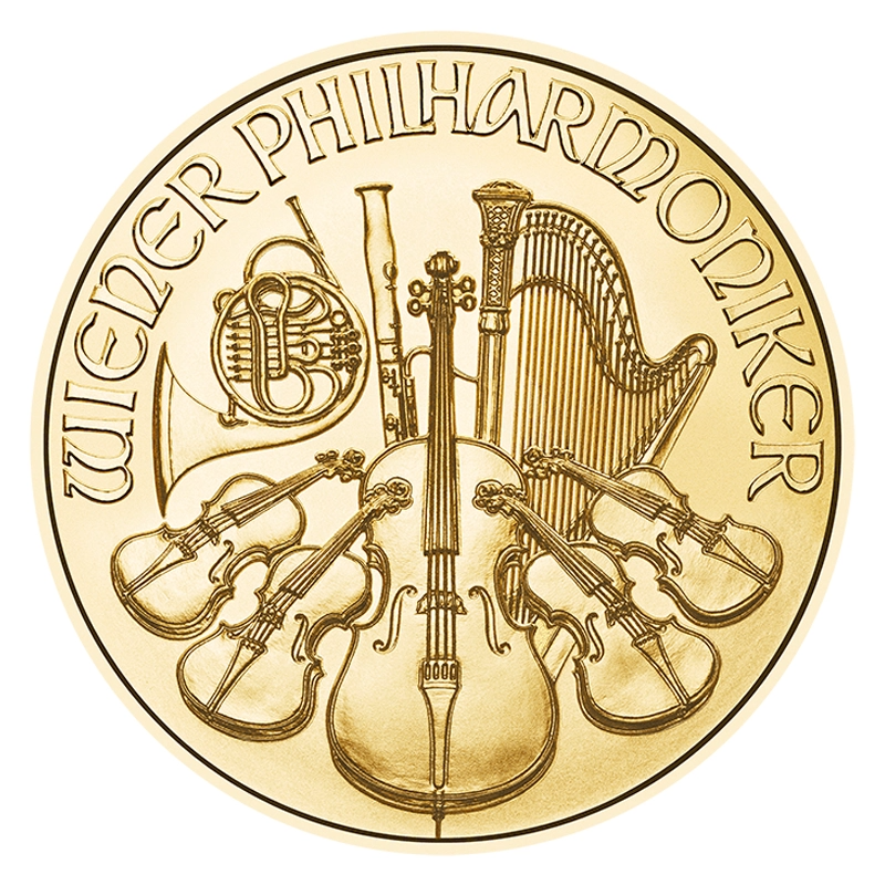 1 uncja Wiedeński Filharmonik złota moneta