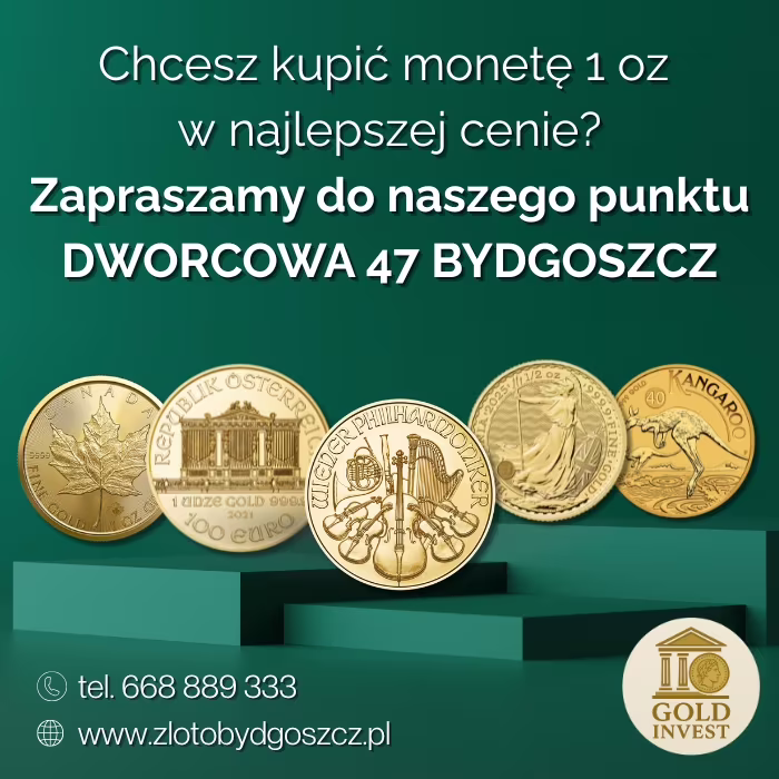 złote monety promocja super cena